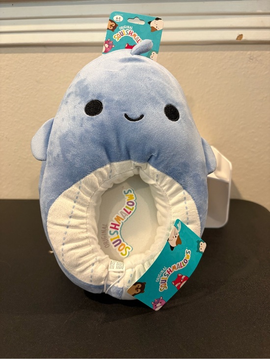 Squishmallows Other - Original Squishmallow Samir the Whale Plush Slippers Kids Youth Sizes New